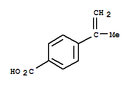 4-(prop-1-en-2-yl)benzoic acid结构式