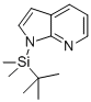 Structure of 1H-Pyrrolo[2,3-b]pyridine, 1-[(1,1-dimethylethyl)dimethylsilyl]-