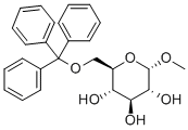 Structure of METHYL-6-O-TRIPHENYLMETHYL-ALPHA-D-GLUCOPYRANOSIDE