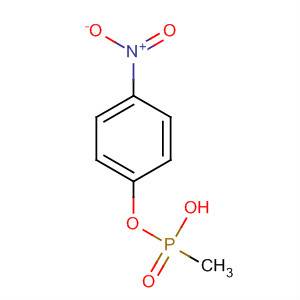 Structure of Phosphonic acid, methyl-, mono(4-nitrophenyl) ester