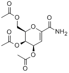 Structure of 4,5,7-TRI-O-ACETYL-2,6-ANHYDRO-3-DEOXY-D-LYXO-HEPT-2-ENONAMIDE