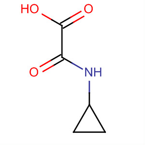 Structure of Acetic acid, (cyclopropylamino)oxo-