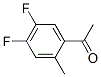 Structure of ETHANONE,1-(4,5-DIFLUORO-2-METHYLPHENYL)-