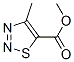 Structure of 1,2,3-Thiadiazole-5-carboxylicacid, 4-methyl-, methyl ester