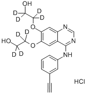 Structure of 4-[(3-Ethynylphenyl)amino]-6,7-bis(2-hydroxyethoxy)quinazoline