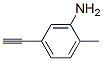 Structure of Benzenamine,5-ethynyl-2-methyl-