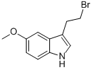 Structure of 1H-INDOLE,3-(2-BROMOETHYL)-5-METHOXY-