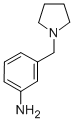 Structure of 3-(PYRROLIDIN-1-YLMETHYL)ANILINE