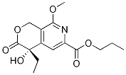 Structure of (S)-4-Ethyl-4-hydroxy-8-Methoxy-3-oxo-3,4-dihydro-1H-pyrano[3,4-c]pyridine-6-carboxylic acid propyl ester
