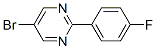 Structure of Pyrimidine,5-bromo-2-(4-fluorophenyl)-