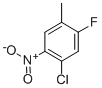 Structure of 4-CHLORO-2-FLUORO-5-NITROTOLUENE