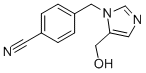 Structure of 4-(5-HYDROXYMETHYLIMIDAZOL-1-YLMETHYL)BENZONITRILE