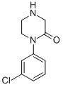 Structure of 1-(3-CHLORO-PHENYL)-PIPERAZIN-2-ONE