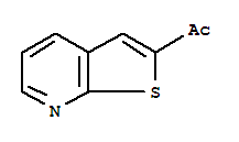 Structure of 1-(thieno[2,3-b]pyridin-2-yl)ethanone