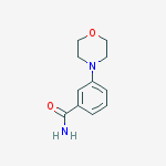 Structure of 3-Morpholinobenzamide