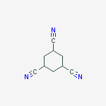 1,3,5-环己三腈(顺反异构体混和物)结构式