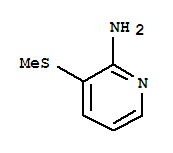 Structure of 2-Pyridinamine,3-(methylthio)-