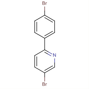 Structure of Pyridine, 5-bromo-2-(4-bromophenyl)-