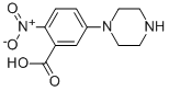 Structure of 2-NITRO-5-PIPERAZIN-1-YL-BENZOIC ACID