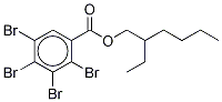 Structure of 2-Ethylhexyl 2,3,4,5-tetrabromobenzoate