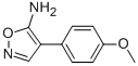Structure of 4-(4-METHOXYPHENYL)ISOXAZOL-5-AMINE