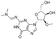 Structure of Guanosine, N-[(diMethylaMino)Methylene]-2'-O-Methyl-