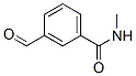 Structure of Benzamide,3-formyl-N-methyl-