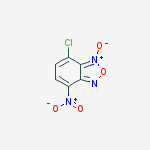 2,1,3-Benzoxadiazole, 7-chloro-4-nitro-, 1-oxide结构式