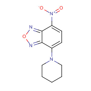 2,1,3-Benzoxadiazole, 4-nitro-7-(1-piperidinyl)-结构式