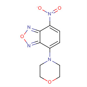 Structure of 2,1,3-Benzoxadiazole, 4-(4-morpholinyl)-7-nitro-