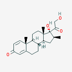 Structure of (8r,9s,10r,13s,14s,16s,17r)-17-hydroxy-17-(2-hydroxyacetyl)-10,13,16-trimethyl-7,8,9,11,12,14,15,16-octahydro-6h-cyclopenta[a]phenanthren-3-one