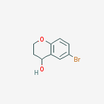 6-bromochroman-4-ol结构式