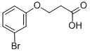 Structure of 3-(3-BROMO-PHENOXY)-PROPIONIC ACID