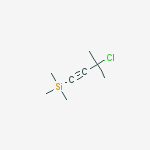 Silane, (3-chloro-3-methyl-1-butynyl)trimethyl-结构式