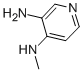 3-氨基-4-(甲基氨基)吡啶结构式