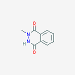 Structure of 3-methyl-2h-phthalazine-1,4-dione