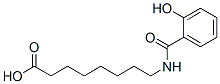 Structure of 8-[(2-hydroxybenzoyl)amino]octanoic acid