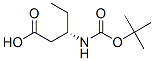 PENTANOIC ACID 3-[[(1,1-DIMETHYLETHOXY)CARBONYL]AMINO]-,(3S)-结构式