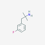 Structure of 1-(3-Fluorophenyl)-2-methylpropan-2-amine