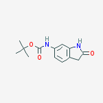 Structure of tert-Butyl N-(2-oxo-2,3-dihydro-1H-indol-6-yl)carbamate