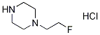 Structure of 1-(2-Fluoroethyl)piperazine hydrochloride