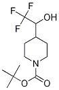Structure of tert-Butyl 4-(2,2,2-trifluoro-1-hydroxyethyl)piperidine-1-carboxylate