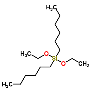 Structure of Diethoxy(dihexyl)silane