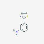 3-(Thiazol-2-yl)aniline结构式