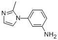 Structure of 3-(2-methyl-1h-imidazol-1-yl)aniline