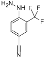 4-Hydrazino-3-(trifluoromethyl)benzonitrile结构式