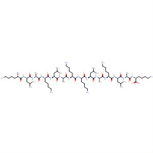 Structure of L-Lysine,L-lysyl-L-leucyl-L-alanyl-L-lysyl-L-leucyl-L-alanyl-L-lysyl-L-lysyl-L-leucyl-L-alanyl-L-lysyl-L-leucyl-L-alanyl-