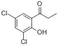 3,5-DICHLORO-2-HYDROXYPROPIOPHENONE结构式