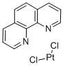 二氯(1,10-邻菲罗啉)铂(II)结构式