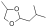 Structure of 2-ISOBUTYL-4-METHYL-1,3-DIOXOLANE